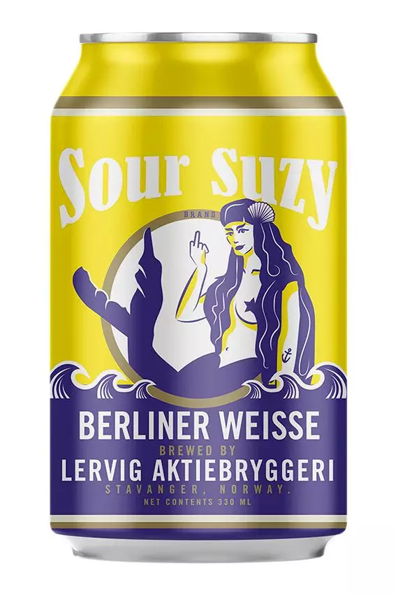 Sour Suzy er en tørstslukkende øl, der efterligner en klas..